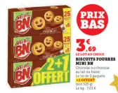 Offre: Biscuits fourres mini BN