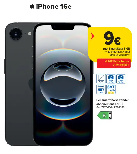 Promotie: iPhone 16e