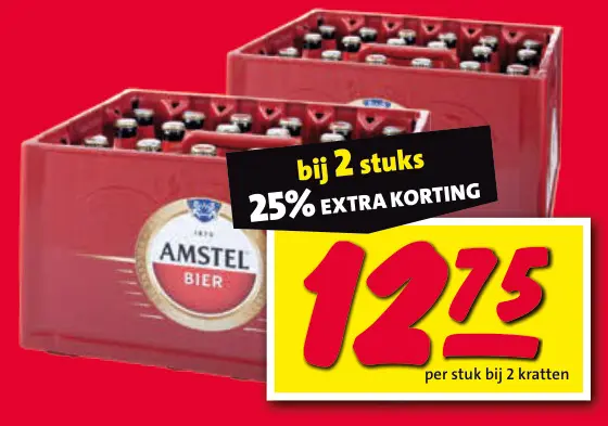 Aanbieding: Amstel Bier krat