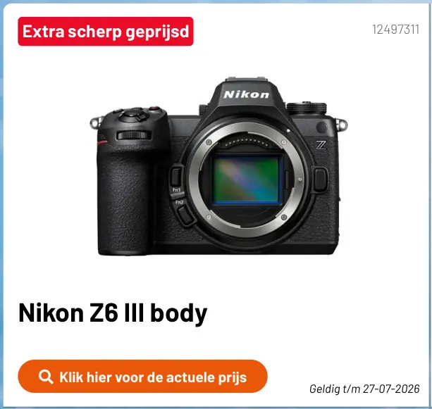 Promotie: Z6 III body