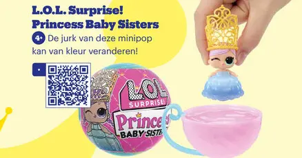 Aanbieding: L.O.L. Surprise! Princess Baby Sisters