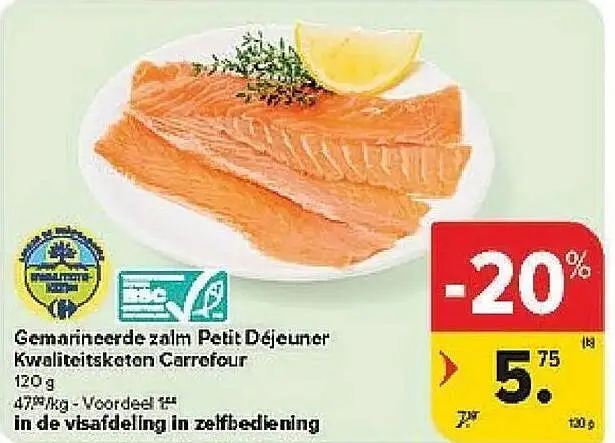 Promotie: Gemarineerde zalm Petit Déjeuner