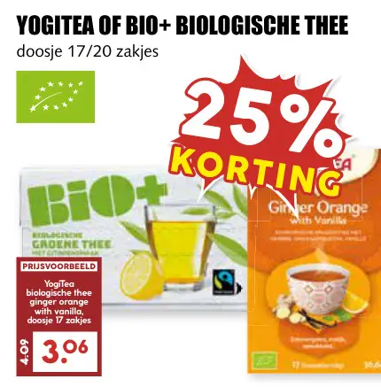 Aanbieding: Biologische thee