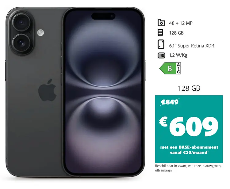Promotie: iPhone 16