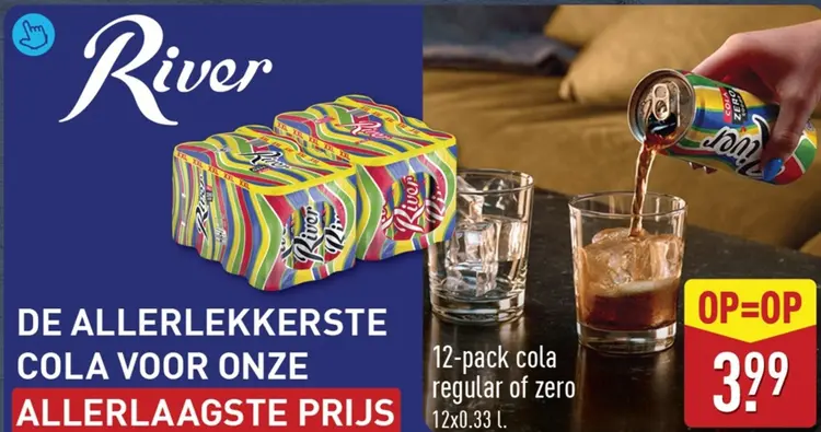 Aanbieding: 12-pack cola regular of zero