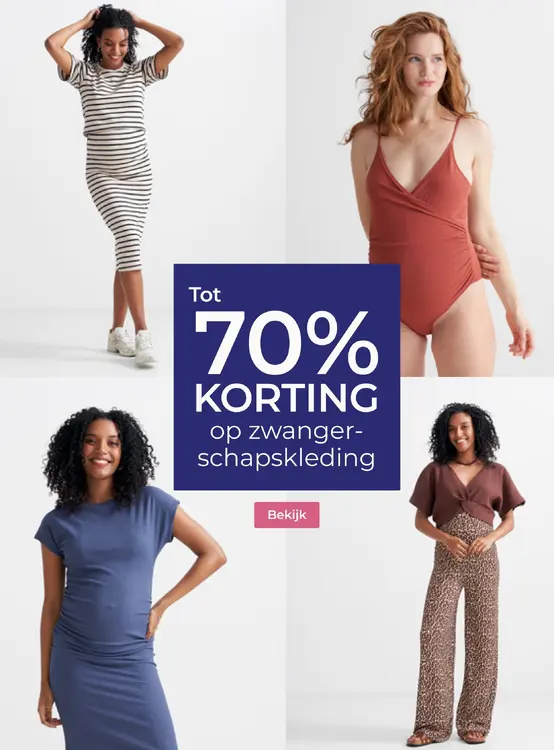 Aanbieding: Korting op zwangerschapskleding