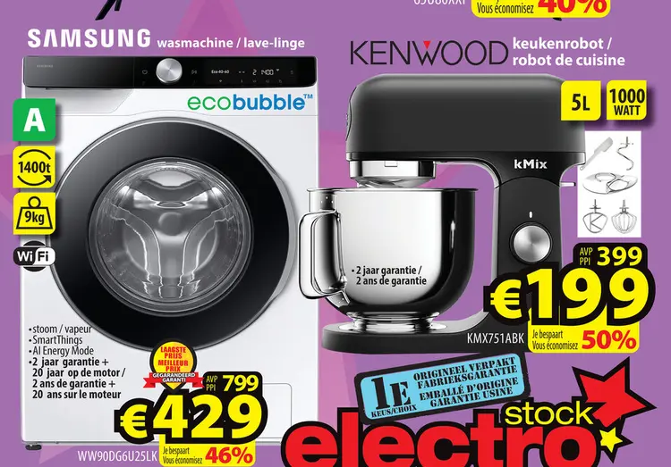 Offre: wasmachine / lave-linge