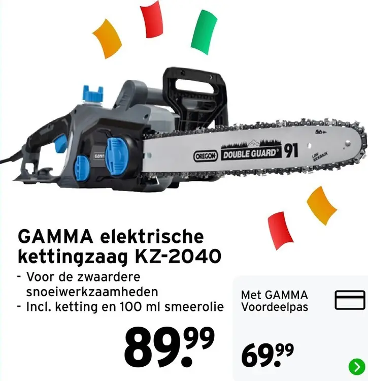 Aanbieding: Elektrische kettingzaag KZ-2040
