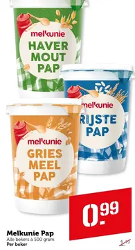 Aanbieding: Melkunie Pap