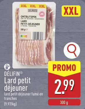 Offre: Lard petit déjeuner