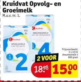 Promotie: Opvolg- en Groeimelk
