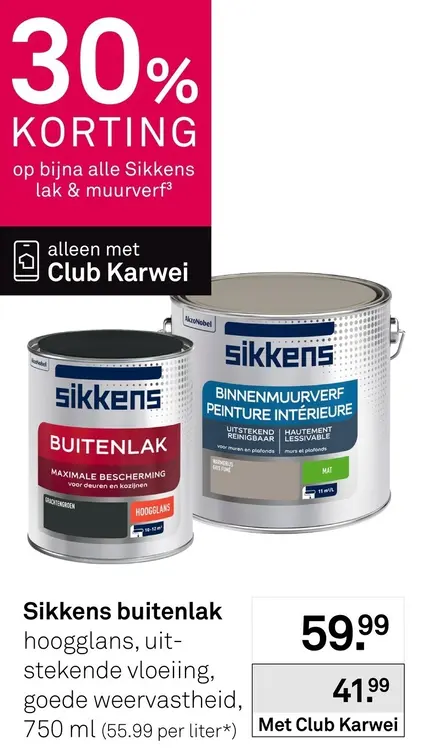 Aanbieding: Lak en muurverf