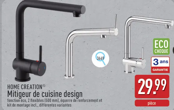 Offre: Mitigeur de cuisine design