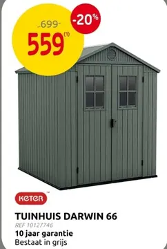 Aanbieding: Tuinhuis darwin 66