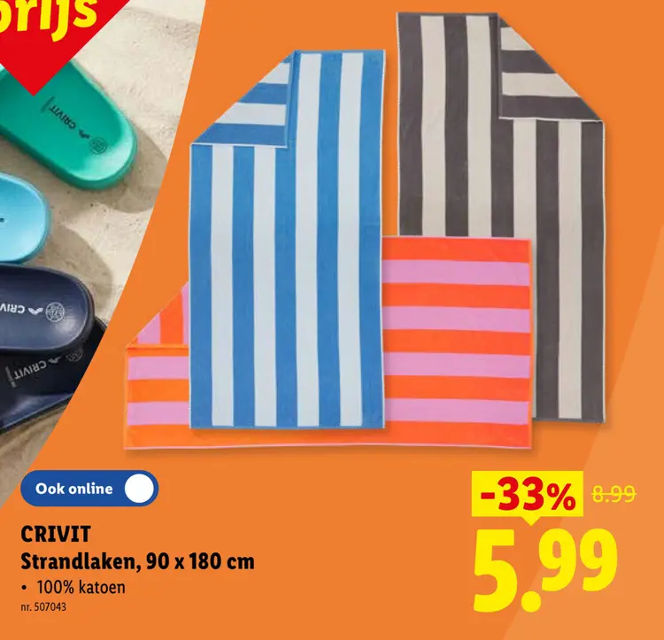 Promotie: Strandlaken