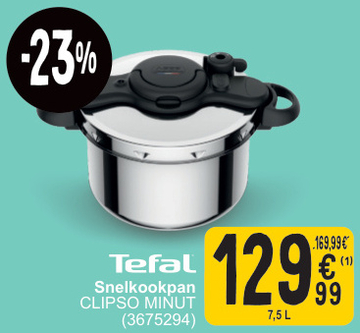 Aanbieding: Tefal Snelkookpan CLIPSO MINUT