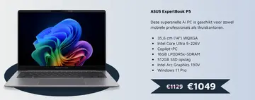 Aanbieding: ASUS ExpertBook P5