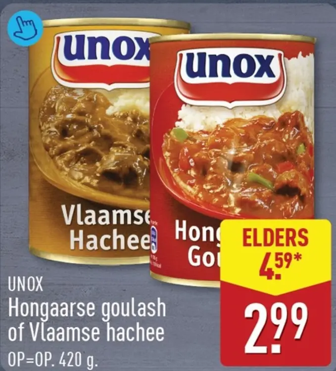 Aanbieding: Hongaarse goulash of Vlaamse hachee
