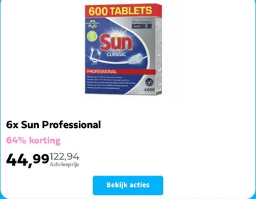 Aanbieding: 6x Sun Professional