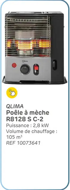 Offre: Poêle à pétrole qlima r8128 sc-3