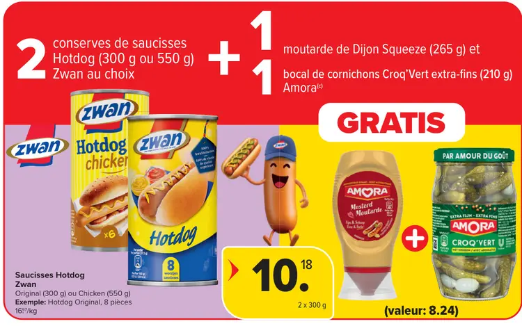 Offre: Saucisses Hotdog