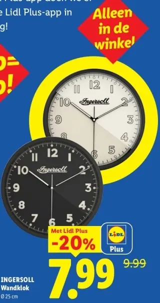 Aanbieding: Wandklok