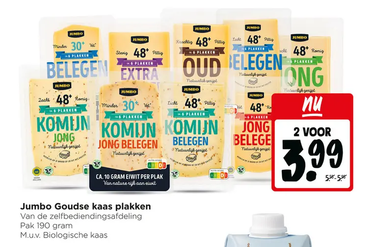 Aanbieding: Goudse kaas plakken