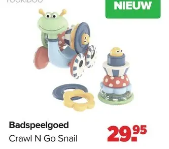 Promotie: Badspeelgoed Crawl N Go Snail