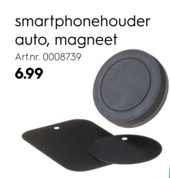 Aanbieding: smartphonehouder auto, magneet