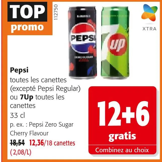 Offre: Pepsi ou 7Up