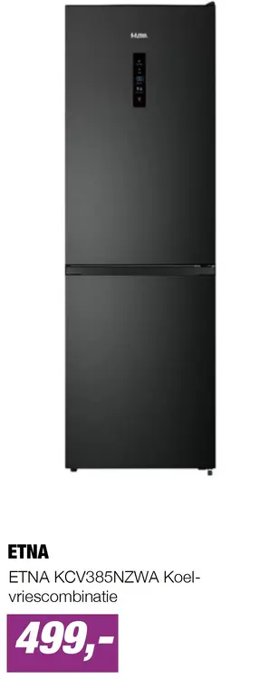 Aanbieding: ETNA KCV385NZWA Koel-vriescombinatie