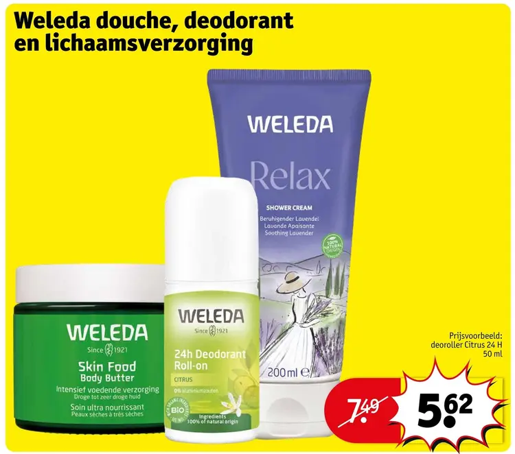 Promotie: Douche, deodorant en lichaamsverzorging