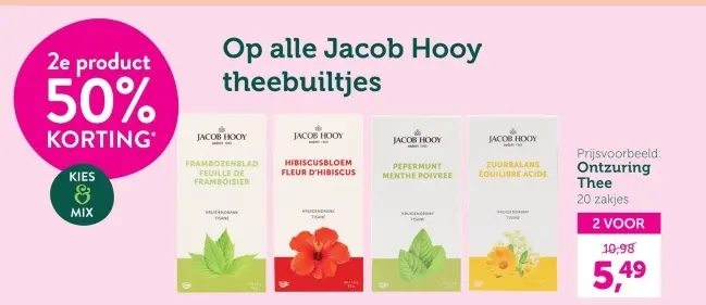 Promotie: Jacob Hooy theebuiltjes