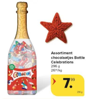 Aanbieding: Assortiment chocolaatjes Bottle