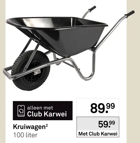 Aanbieding: Kruiwagen