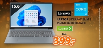 Aanbieding: Lenovo IdeaPad Slim 3 15IAN8 (82XB00A4MH)