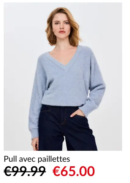Offre: Pull avec paillettes