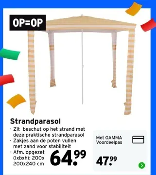 Aanbieding: Strandparasol