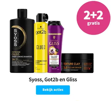 Aanbieding: Syoss, Got2b en Gliss