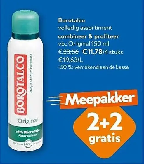 Promotie: Borotalco
