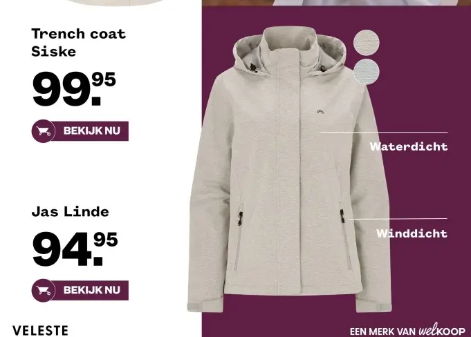Aanbieding: Trench coat Siske