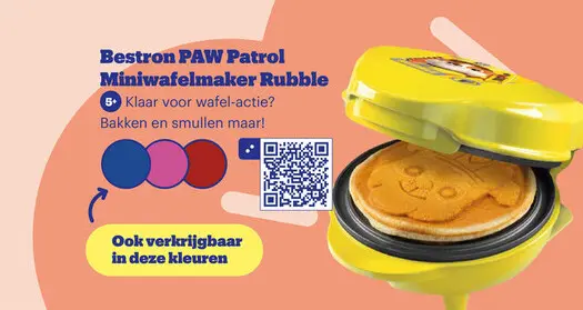 Aanbieding: PAW Patrol Miniwafelmaker Rubble