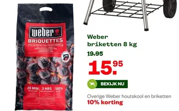 Aanbieding: Weber briketten