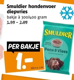 Aanbieding: hondenvoer diepvries