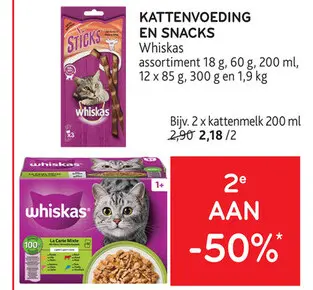 Promotie: Kattenvoeding en snacks
