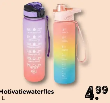 Aanbieding: Motivatiewaterfles