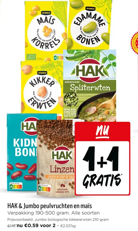 Promotie: Peulvruchten en maïs