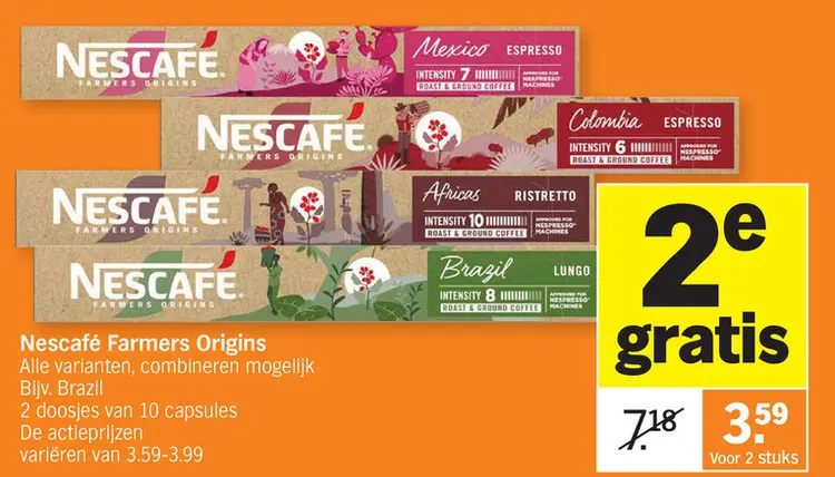 Promotie: Nescafé Farmers Origins