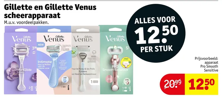 Aanbieding: Gillette en Gillette Venus scheerapparaat