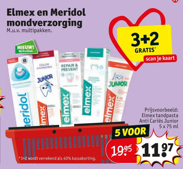 Aanbieding: Elmex en Meridol mondverzorging